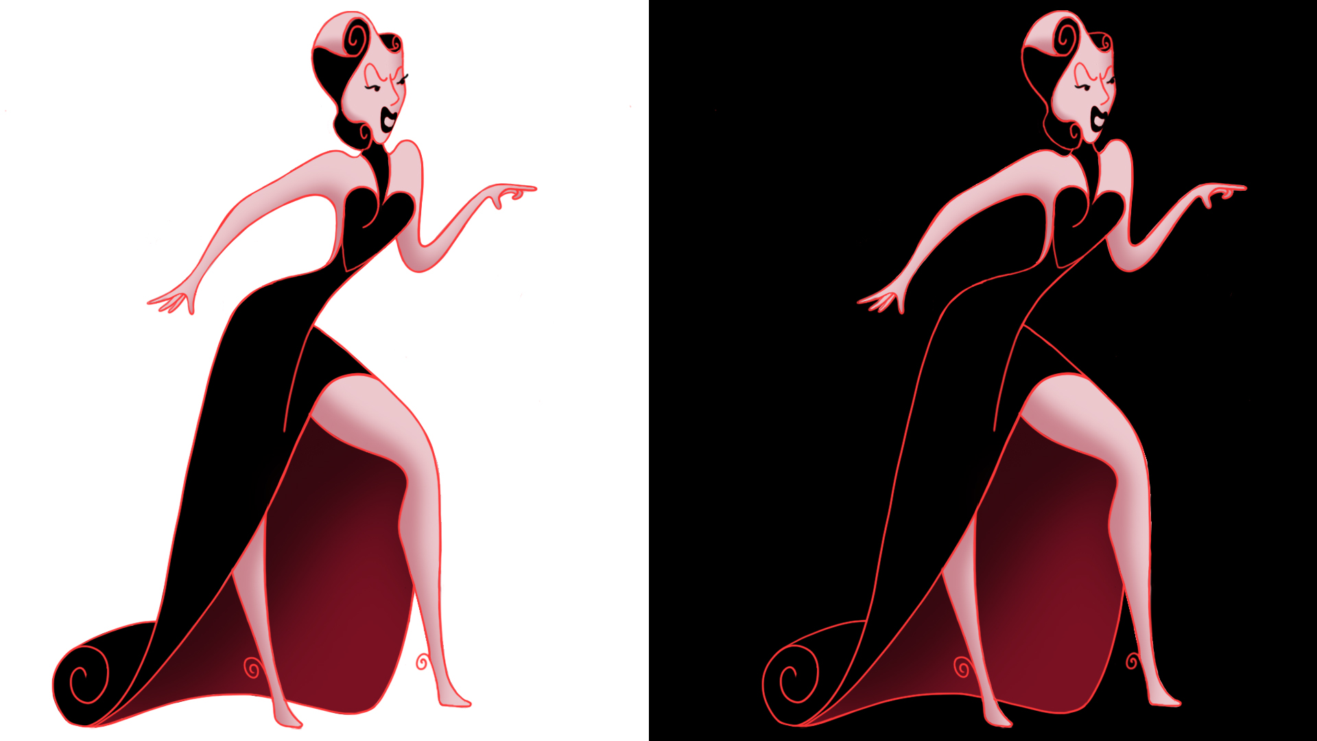 Queen of Spades — final pose