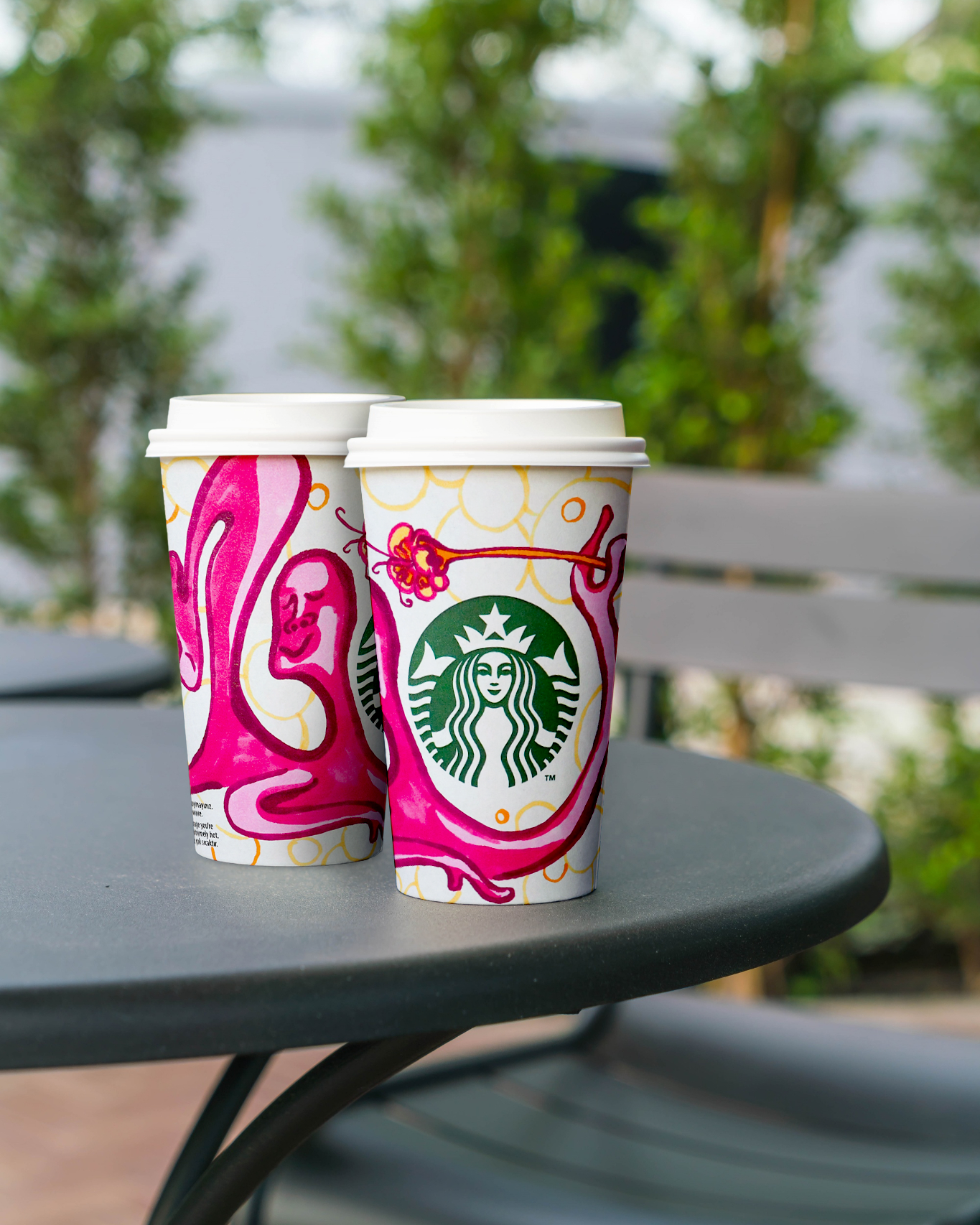 Starbucks 2026 — Doodle hand-drawing mockup